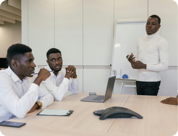 Corporate training session at Cloud Top G